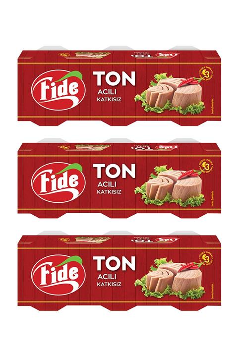 FİDE Acılı Ton Balığı 9 X 80 G