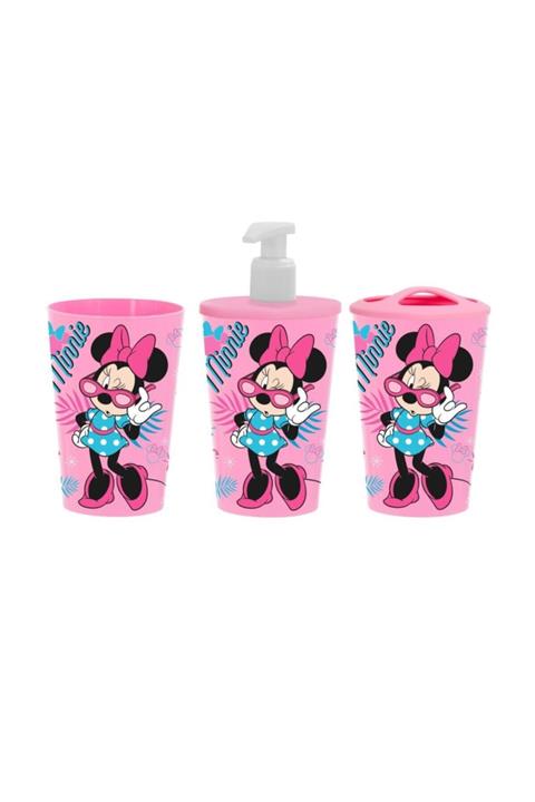 Minnie Mouse Çocuk Banyo Seti