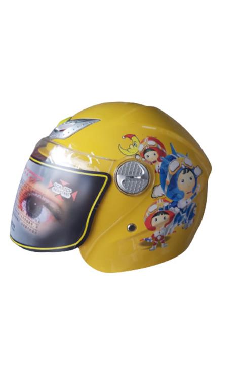 Armodi Çocuk Kaskı Sarı Yarım Yazlık