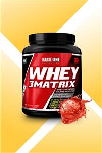 Hardline Whey 3matrix Çilek Aromalı 908 Gr