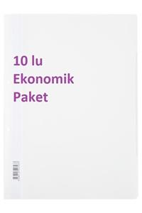 KRAF Beyaz Telli Dosya 10 Luk Paket