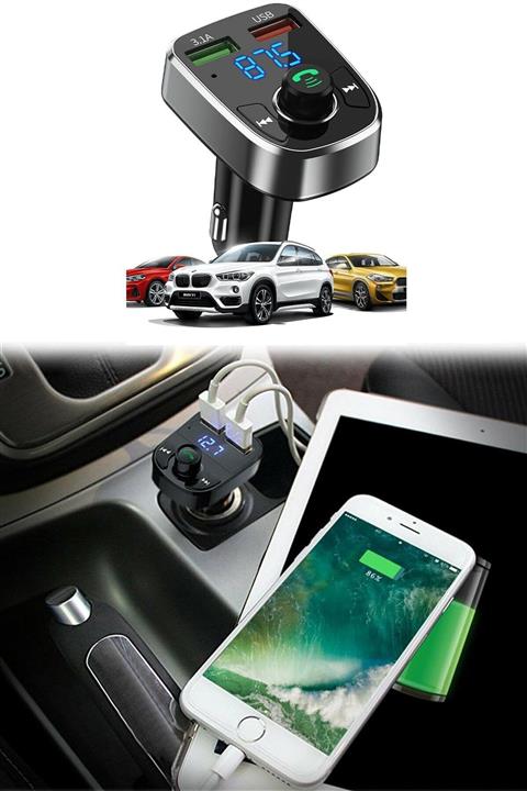 AYKIZ Mercedes A160 Uyumlu Araç Bluetooth Fm Transmitter Teyp Çalar Usb Şarj Aleti