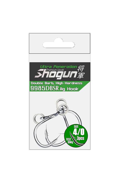 Shogun 9985dbsr Jigger Double Barb Solid Ring Steel Iğne