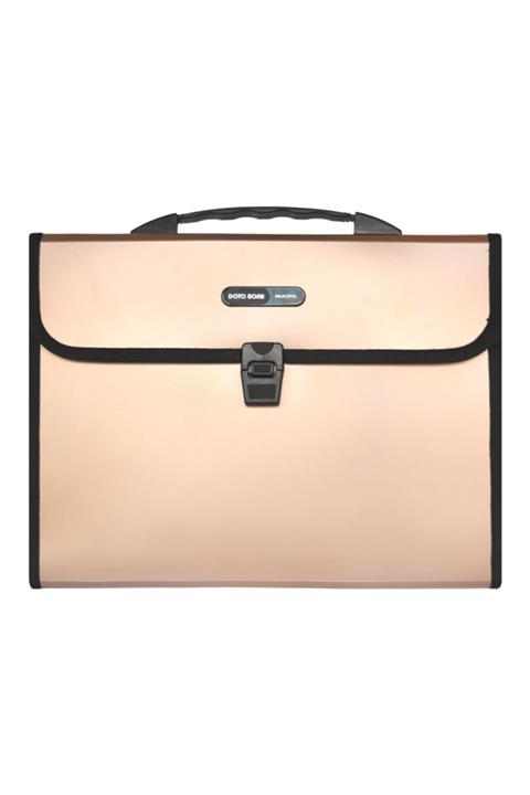 Databank Körüklü Dosya 12 Bölmeli Metalik Sarı