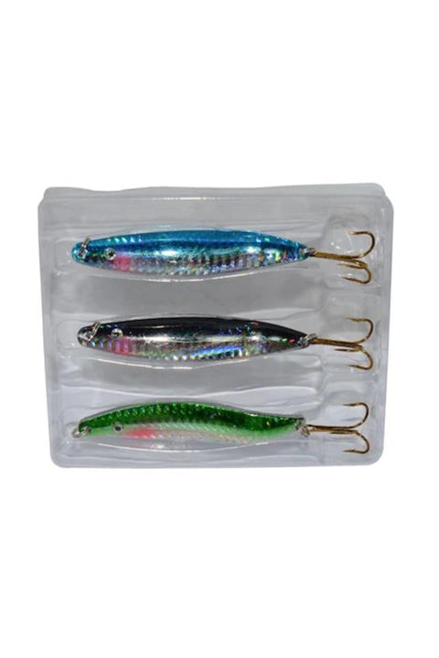 CAPTAIN Kaşık Set 6000 Slım Lıne 3'lü 18 Gr, 7,5 Cm