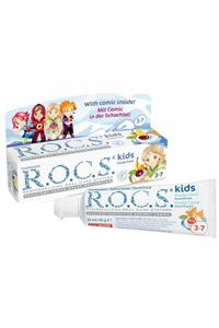 R.O.C.S. Rocs Kids 3-7 Yaş Meyveli Çocuk Diş Macunu Meyve Külahı 35ml.