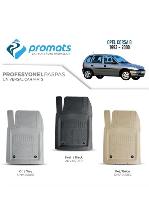PROMATS Opel Corsa B 1993-2000 Oto Paspas Profesyonel 4d (siyah)