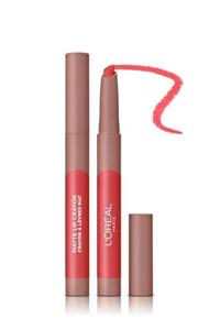 L'Oreal Paris Infaillible Matte Lip Crayon Kalem Mat Ruj - 108 Hot Apricot