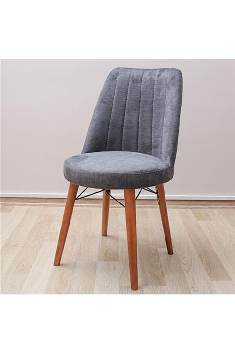 rosamund Gold Ahşap Ayaklı Mutfak Sandalyesi 42x45