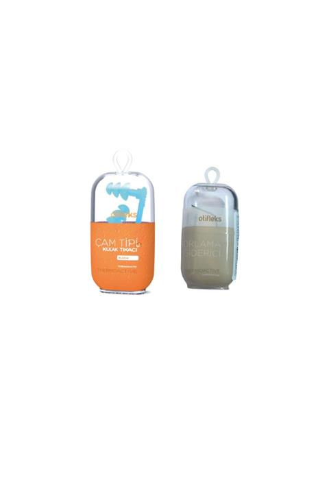 OTİFLEKS Gürültülü Ortamlar, Yüzme , Duş Için Çam Tipi Kulak Tıkacı Small + Horlama Giderici Small