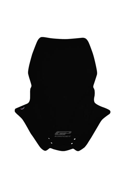 GP KOMPOZİT Ktm Duke 250 2011-2016 Uyumlu Ön Cam Siyah 44 Cm