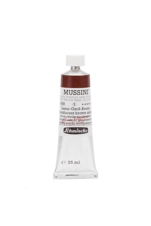 Schmincke : Mussini Artist : Yağlı Boya : 35 Ml : Seri 1 : 669 Translucent Brown Oxide