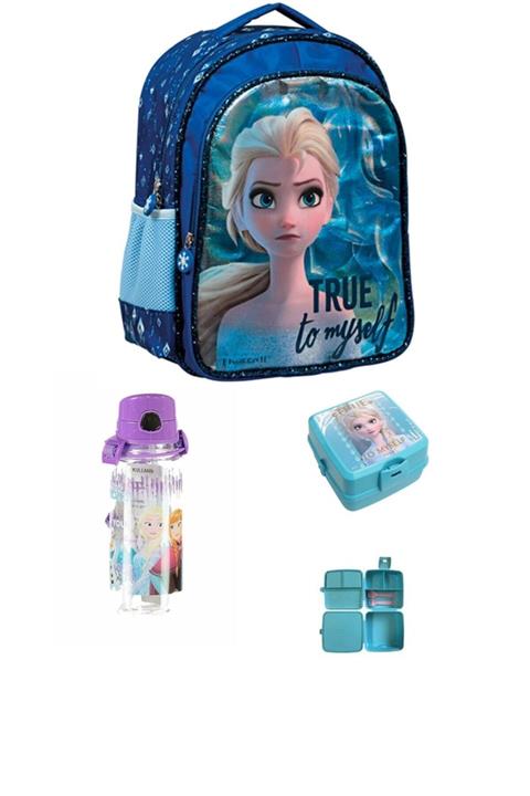 Mikro Frozen Ilkokul Çantası Due Water Suluk Ve Beslenme Kabı