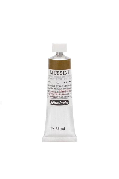 Schmincke : Mussini Artist : Yağlı Boya : 35 Ml : Seri 1 : 646 Natural Bohemian Green Earth