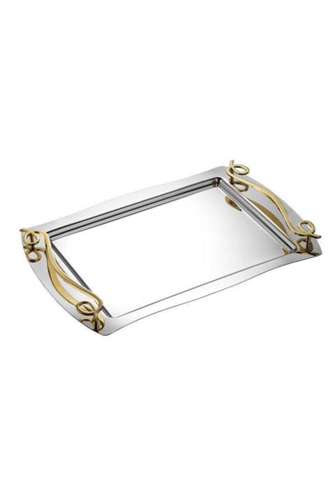 İslamoğlu Çay Sanatı Inna Gold Çay Tepsisi 50cm