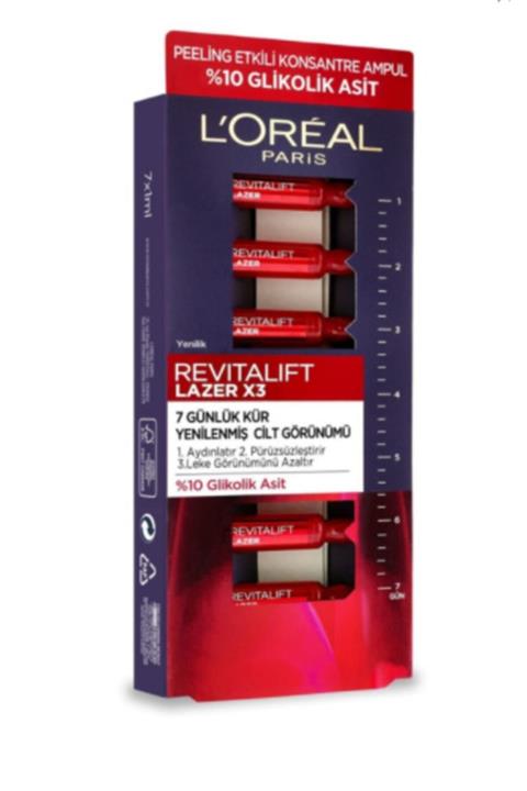 L'Oreal Paris Revitalift Laser X3 Yedi Günlük Konsantre Ampul