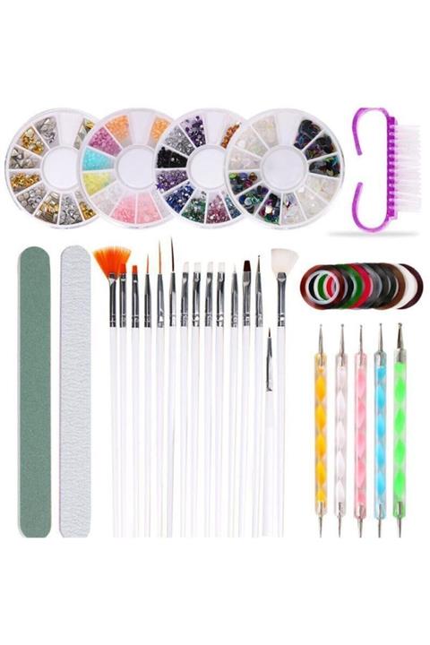 Kitchen Beauty Tırnak Desen Verme Seti Süsleme Full Set