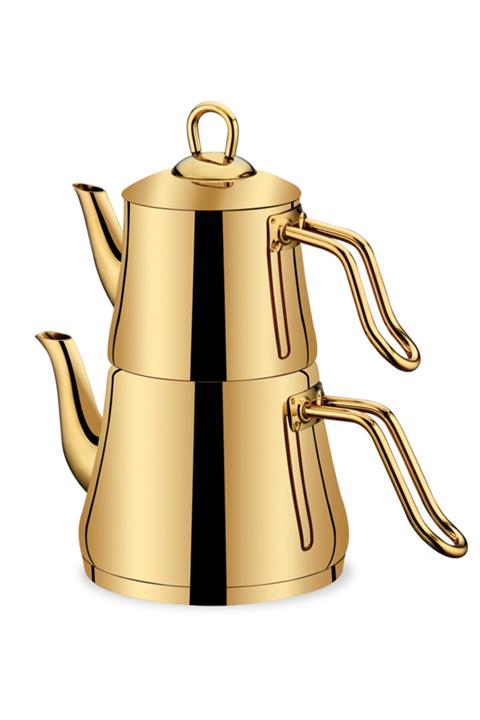 SILA PORSELEN Meyra Gold Çaydanlık Takımı No:1 (küçük Boy )