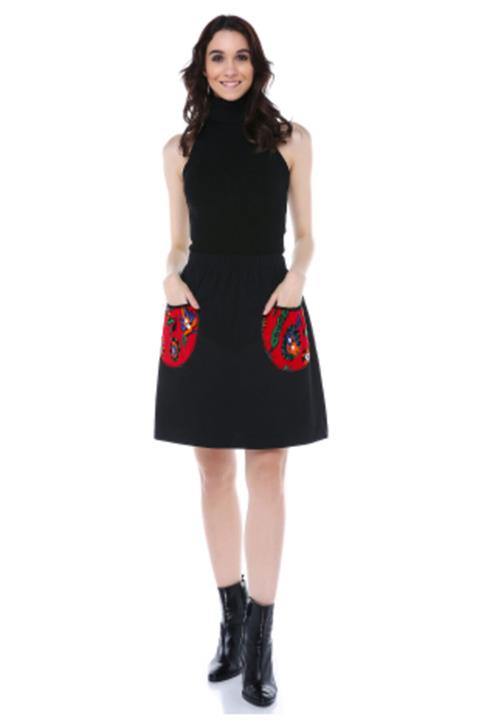 Diger Karakterler Divitin Pazenden Kışlık Cepli Etek