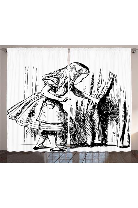 Orange Venue Siyah Beyaz Perde Alice Harikalar Diyarı