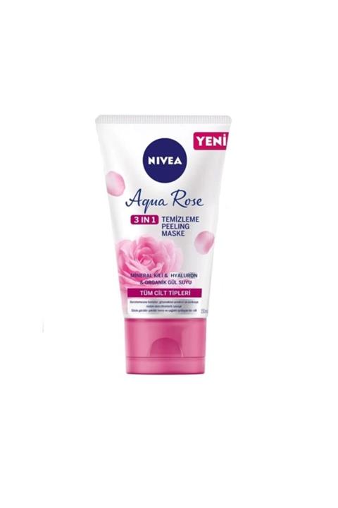 Nivea Aqua Rose 3in1 Mineral Kili & Hyaluron & Organik Gül Suyu Tüm Ciltler 150ml