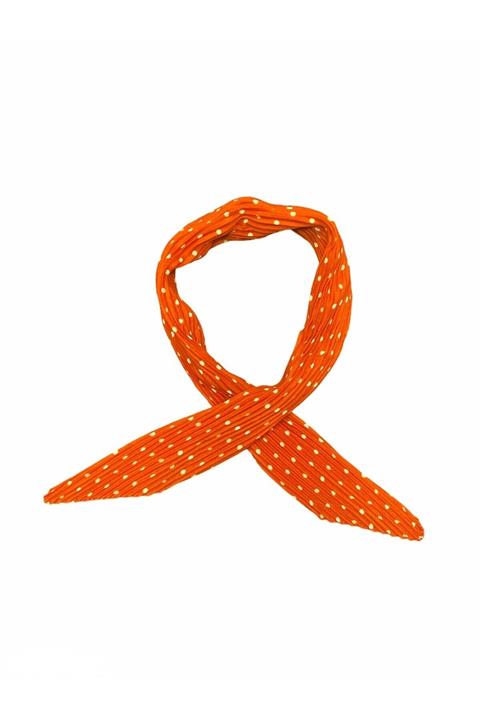 Selin Desenli Pliseli Saç Bandı