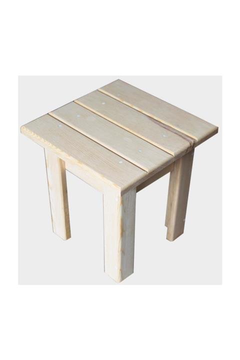 AHŞAP FABRİKASI Çocuk Odası Tabure Masif Çam Ağacı