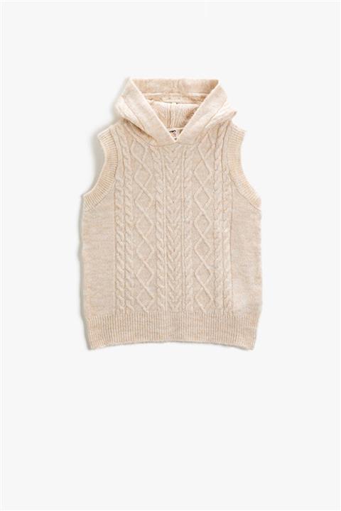 Koton Kız Çocuk Kapüşonlu Panço 2kkg97919ot050