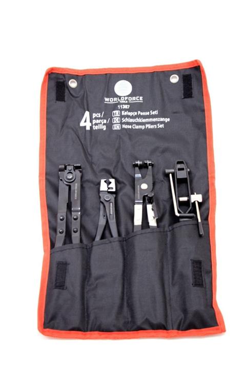 Worldforce 4 Parça Profesyonel Kelepçe Pense Seti