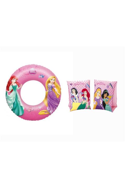 elife shop Es91041-43 Bestway Lisanslı Prensesler Havuz Deniz Simit Kolluk Seti 2’li Set