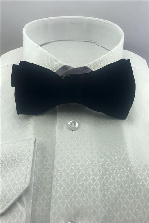 Zaim Aksesuar Siyah Kadife Papyon 205