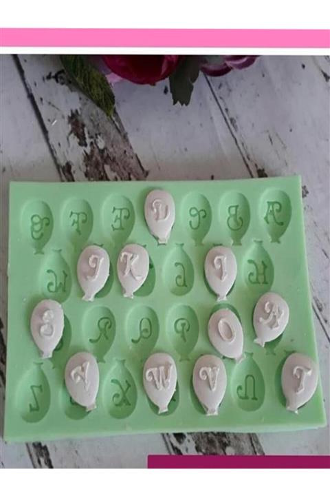 DERYA DESİNG ART Balon Harf Silikon Kalıp