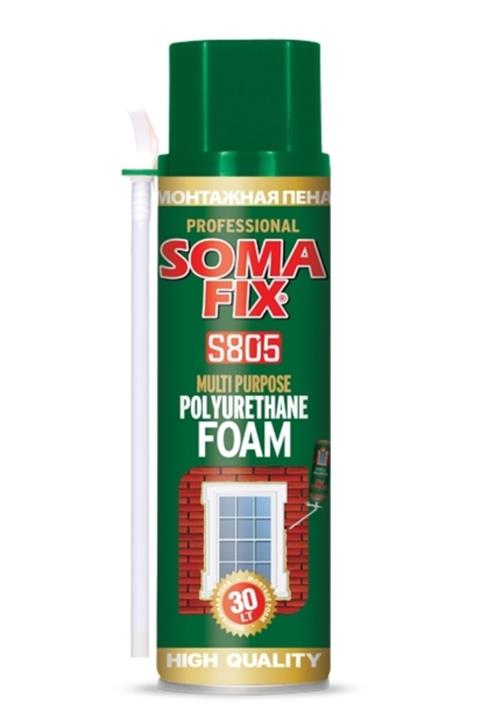 Somafix 750 ml Poliüretan Köpük Pipetli Çelik Kapı Pencere Montaj Pu Köpük