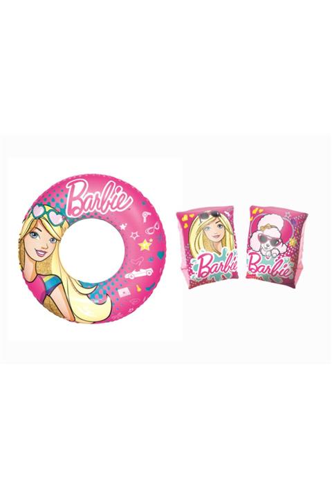 elife shop Es93202-3 Lisanslı Barbie Havuz Deniz Simit Kolluk Seti 2’li Set