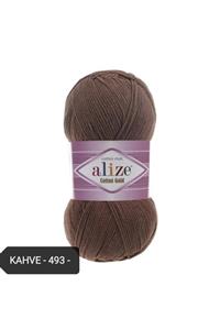 Alize Cotton Gold Amigurumi Ipi 100 gr El Örgü Ipi Pamuk Akrilik 493 Kahve Örgü Ipi