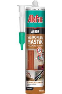 Akfix As606 Silikonize Akrilik Mastik 500 Gr Kahve