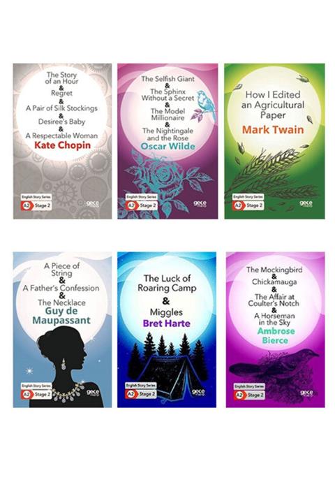 Gece Kitaplığı Ingilizce A2 Stage 2 Seviye Hikayeler 4 (6 Kitap)