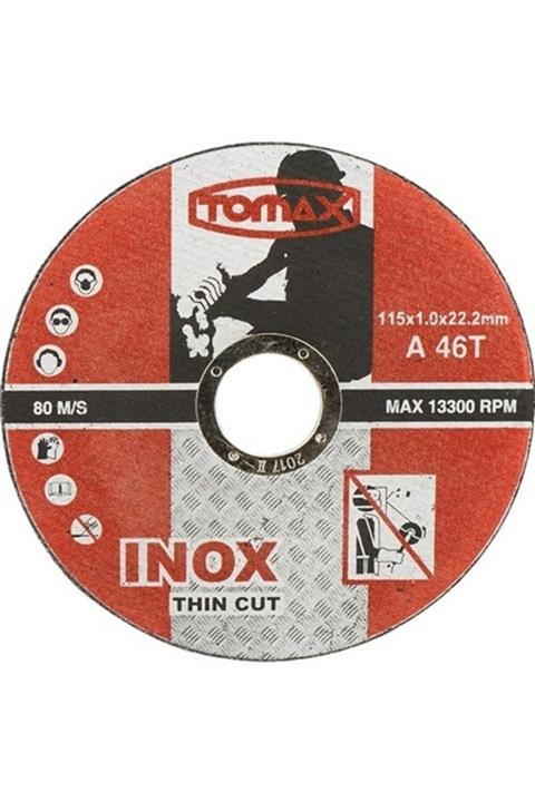 Tomax 115x1.022.23 Inox-thinline Kesici Taşı 4 Adet