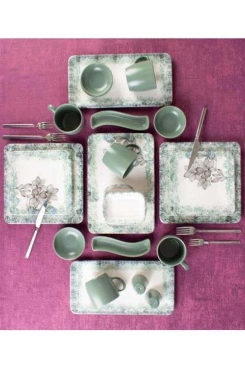 Şahane Pazar Acar 33 Parça Mint Kahvaltı Seti Fma005380