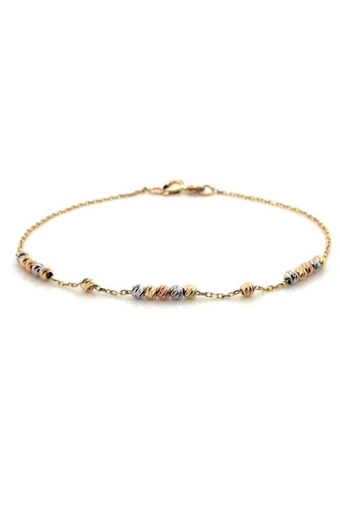 BERK MÜCEVHERAT DORİKA TOPLU 14  AYAR ALTIN BİLEKLİK