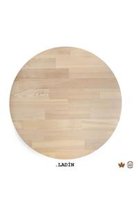 WOODLIFE Yuvarlak Ahşap Plaka Masa Ve Sehpa Tablası Meşe - Çapı 140cm - Kalınlığı 18mm