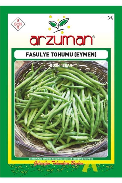 GüçlüTedarik Eymen Oturak Fasülye Tohumu 100 Tohum 50 Gram