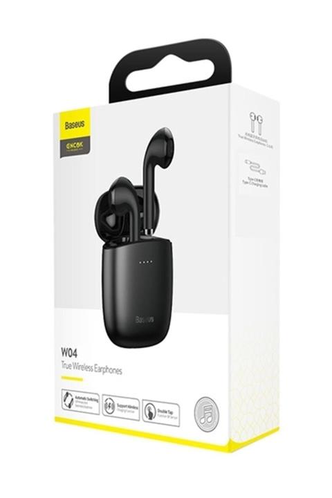 Baseus W04 Tws Siyah Kablosuz Bluetooth 5.0 Kulaklık