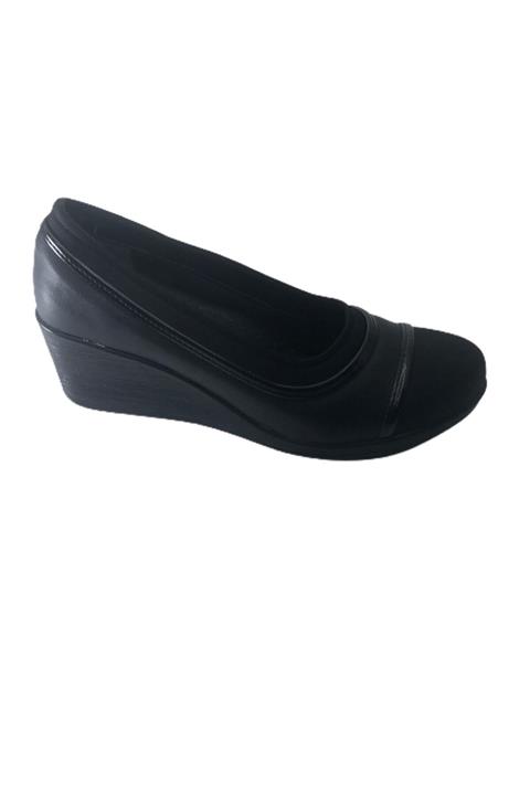 Ekolim Dolgu Topuk Hakiki Deri Ayakkabı