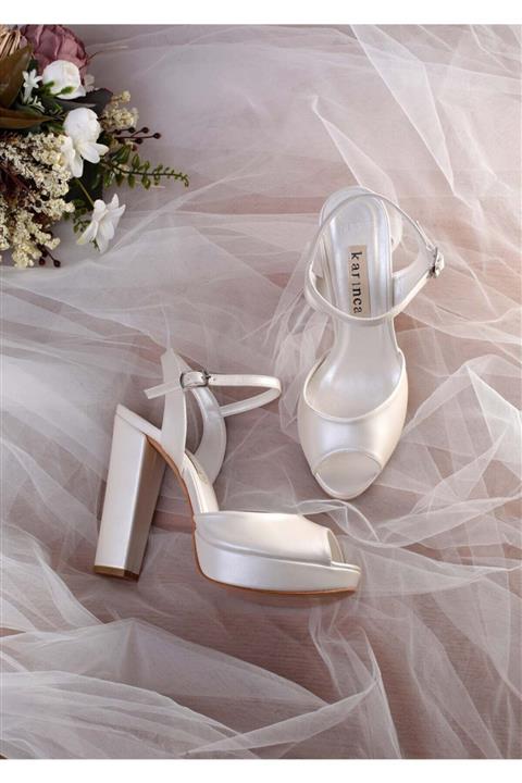 Karınca Ayakkabı 4-97473 13cm Gelin Ayakkabı