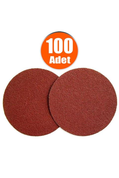 UGR 100 Adet Cırt Zımpara 125 Mm Spiral Avuç Taşlama (120 KUM)