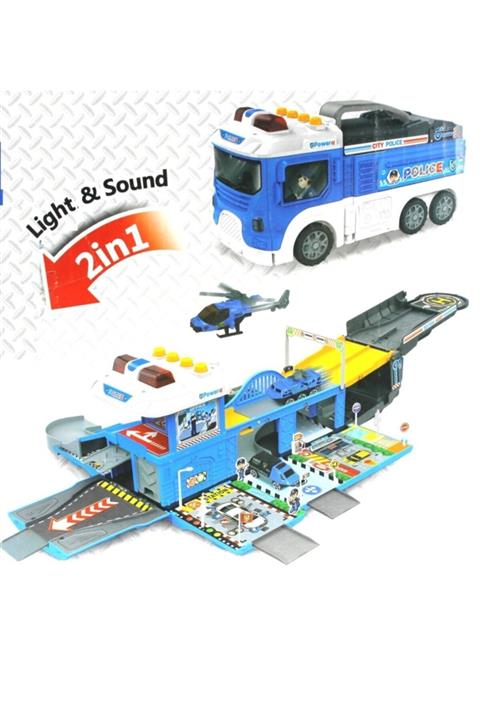 Mega Oyuncak Polis Merkezine Dönüşen Kamyon