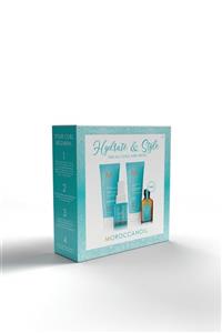 Moroccanoil Hydrate & Style Kıvırcık Ve Dalgalı Saçlar Için 4'lü Set