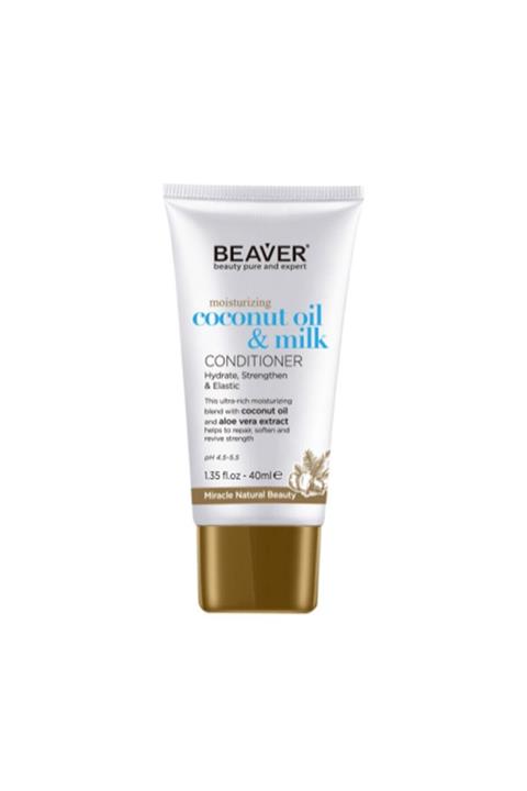 Beaver Coconut Oil&milk Conditioner Hindistan Cevizi Yağlı Ve Sütlü Saç Bakım Kremi 40 Ml