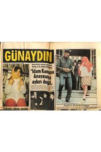 Gökçe Koleksiyon Günaydın Gazetesi 5 Nisan 1972 - Deniz Gezmiş Hakkındaki Idam Kararı Anayasaya Aykırı Değil Gz5601